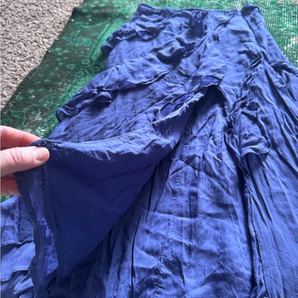 Anthropologie Purple Ruffled Women's Skirt - Picture 7 of 7